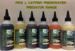 CATFISH & PIKE  Natural Winterised Freshwater Bait Oil For Dead baiting 