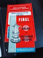 FA CUP FINAL PROGRAMME 1967 Chelsea v Tottenham Hotspur & Song sheet (11)