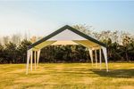 20 Ft. W x 20 Ft. D Metal Party Tent By WEATHERFAST Commercial Tent Side wall
