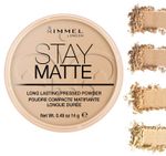 RIMMEL STAY MATTE LONG LASTING PRESSED POWDER - 14g ***CHOOSE YOUR SHADE***