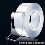 5M Nano Tape Double Sided Adhesive Strong Clear Reusable Washable Gel Grip Mount