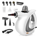 Pressurized Handheld Steam Cleaner for home with 12pcs Accessories Dark Grey 