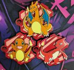 3 pcs 151 Puzzle Fridge Magnet Charmander&Charmeleon&Charizard Pokemon fast sale