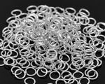 200 JUMP Rings SILVER Plated 3,3.5,4,5,6,7,8,10mm Jewellery Making Findings -SJR