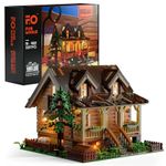 Funwhole Wood Cabin FH9001 – Cozy Winter Cabin Display