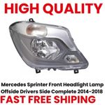 Driver Right Side O/S Headlight Head Lamp for 14-18 Mercedes Sprinter W906