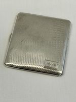 Vintage Sterling Silver Cigarette Case Frederick Field 1937 Birmingham Art Deco