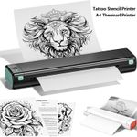 Phomemo M08F Tattoo Transfer Stencil Printer Bluetooth Copier Printer Profession