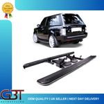 FITS RANGE ROVER VOGUE L322 02-13 BLACK SILVER OE STYLE SIDE STEP RUNNING BOARDS