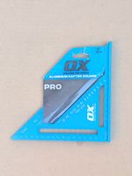 OX PRO 180MM ALUMINIUM RAFTER SQUARE