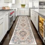 Ethnic Green Medallion Runner Rug Bohemian Long Corridor Entry Carpet Living Roo