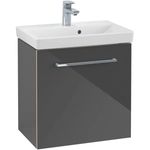 Villeroy & Boch Avento Wall Hung Vanity LH 55cm Crystal grey + basin A88800B1
