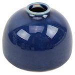 CHINESE QING DYNASTY BLUE GLAZED 'TAIBAOZUN' BEEHIVE WATERPOT 5.5 cm HX 7cm W