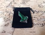 Elven Leaf Brooch Pin Green LOTR Lord of The Rings Lorien Cape Enamel Hobbit UK