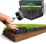Easy to Install Lawn Edging Border - Simply Hammer into Place, No Trenches to Di