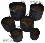Root Nurse Fabric Pot Black Smart Grow Aeration Container Hydroponics Bag Pouch