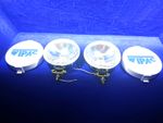 CLASSIC MINI WIPAC CHROME FOG LIGHTS 5 1/2 INCH WITH COVERS