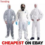 Disposable Coveralls Type 5/6 Protection Against Dust and Chemical Splash