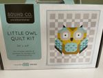 Moda Quilt kit using Moda Bella Solids  Little Owl, 38” x 44”