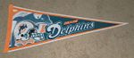 Dan Marino Signed Autographed 1990s Vintage Miami Dolphins Felt PENNANT with COA