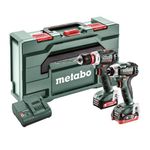Metabo PowerMaxx Combo Set 2.7.4 12V Combi Drill & Impact Driver 1x 2Ah 1X4AH