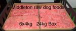 Dog Food Frozen Chicken Mince 6x 4kg bags 24kg box. BARF RAW DIET delivered 