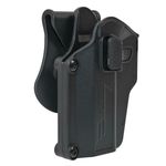 Amomax Universal Per-Fit Pistol Holster Black Left Handed 