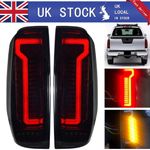 For Nissan Navara D40 Rear Tail Light Lamp LED Dynamic Smoked Pair 2005-2015 UK