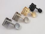 VINTAGE MACHINE HEADS 6 inline Small OVAL TUNER BUTTONS 8mm or 10mm holes 