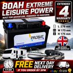 Leisure Battery 80AH 80 85 90 AH 12V DEEP CYCLE Motorhome / Caravan / Campervan