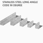 Long Angle Code 90 Degree Right Angle Fixer Triangle Bracket Stainless Steel