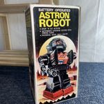 ASTRON ROBOT   1960's  BATTERY OPERATED  WITH OPENING DOORS  FIRING GUNS  LIGHTS