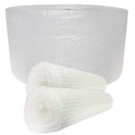 SMALL BUBBLE WRAP ROLLS 300mm WIDE ANY QTY POSTAL MOVING PACKAGING BUBBLES