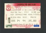 Liverpool v Newcastle United 2001-2002 Premier League Ticket 06/03/2002