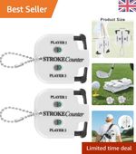 Durable Golf Stroke Clickers - Mini Score Keepers for Training & Tournaments