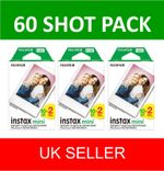 FUJIFILM Instax Film - Mini - 60 Shot Pack (3 boxes of 20) Bundle