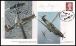WWII Ace TONY BARTLEY DFC* Signed Spitfire Hurricane Cover
