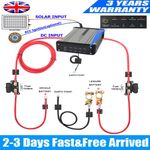 SPLIT CHARGE KITS 12V DUAL BATTERY CHARGER WITH SOLAR MPPT VOLTAGE SENSE RELAY