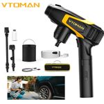 VTOMAN V32 Portable Cordless Pressure Washer Electric Power Jet Wash Patio Car