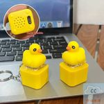 Key Button Frog Croaking Fidget Toy Fidget Keychain Adult