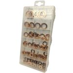 Metric Solid Copper O-Ring sump plug Washer set M6-M16 Copper Washers Assortment