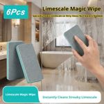 6Pcs Glass Limescale Cleaning Brush Water Stain Remover Window Glass Scrubber UK