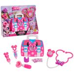 Disney Junior Minnie Mouse Toy Set Bow Care Doctor Bag Lights & Sounds *NEW*