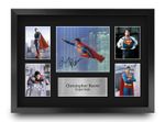 Christopher Reeve Superman Gift Framed Autograph Picture A3 Print to Movie Fans