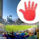 Giant Foam Finger Giant EVA Foam Hand Gloves for Games School Party Favors UK