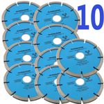 Mortar Raking Discs 115mm (4.5") Diamond Pointing Raker Premium Blades (10 Discs