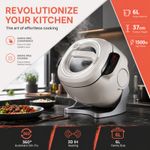 360° Roller Automatic Stir Fry Machine Smart Auto Cooking Machine 6L Mult-Modes
