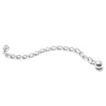 Sterling Silver EXTENSION CHAIN 2" – 925 Bead Extender for Necklaces & Bracelets