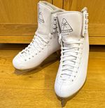 Jackson 200 White Figure Skates UK 6 Lace-Up Pair for ice Skating