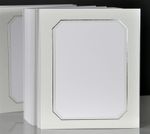 Portrait Portfolio/Leporello for 50 Photos 15x20 - Light With Gold Edge - P500AS